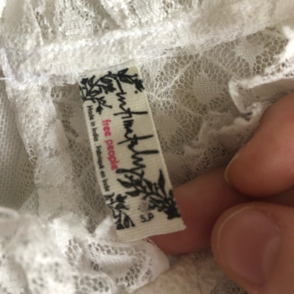 Free People Ivory Lace Bodysuit - Picture 5 of 8